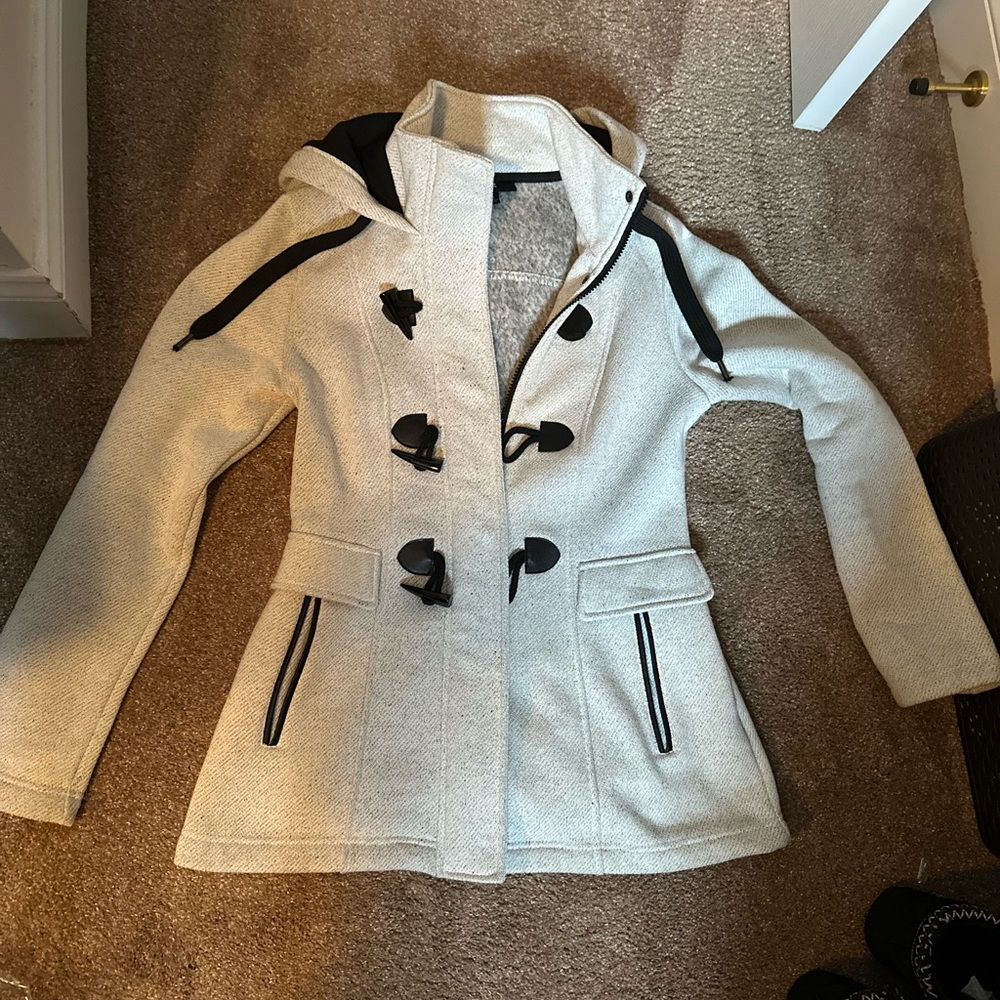 Grey Coat with Hood
